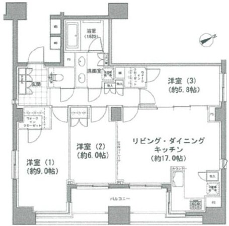 パークハビオ八丁堀の物件間取画像